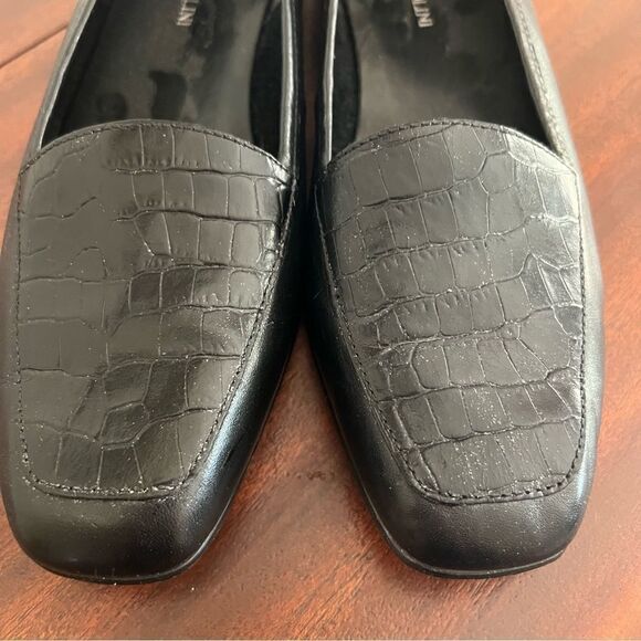 Enzo Angiolini Black Leather Loafers. Size 8 Narrow. Great Used Condition! - Picture 6 of 10